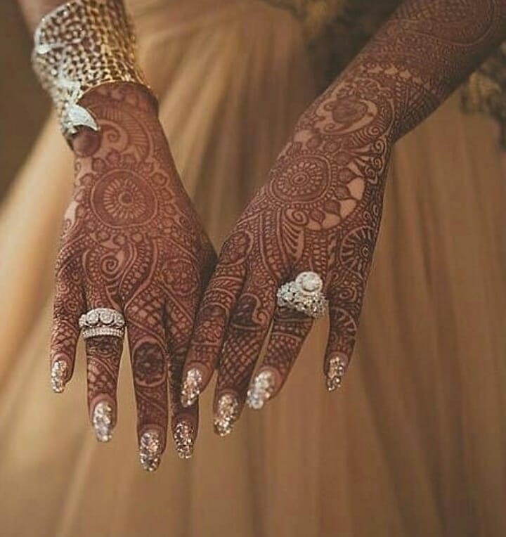 Indian Bridal Nail Art Singapore | Special Designs